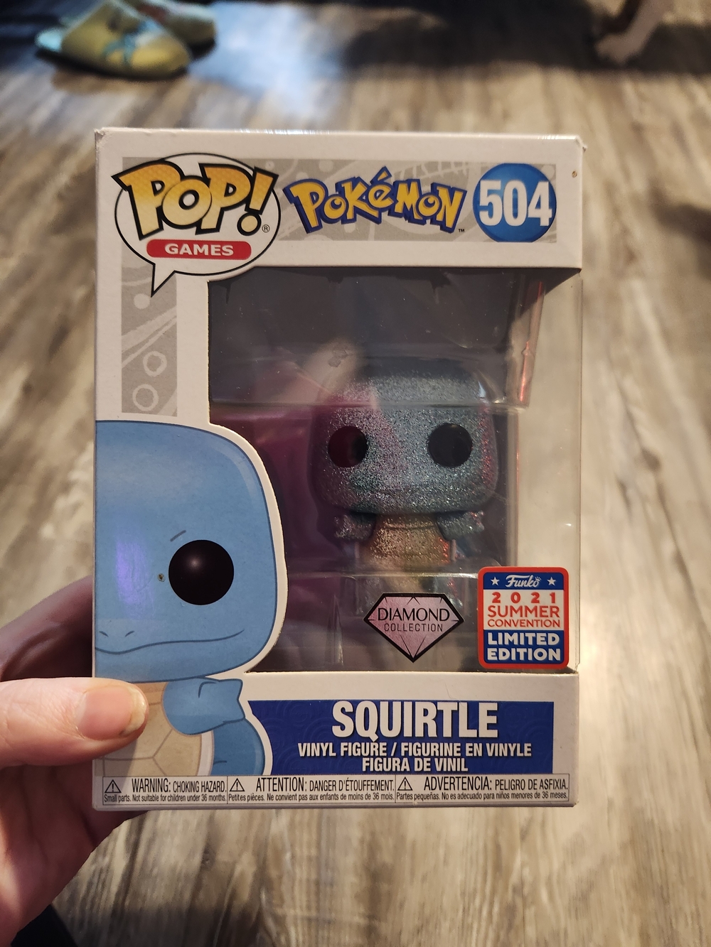 Funko Squirtle Diamond Collection - Blue, Purple, Silver